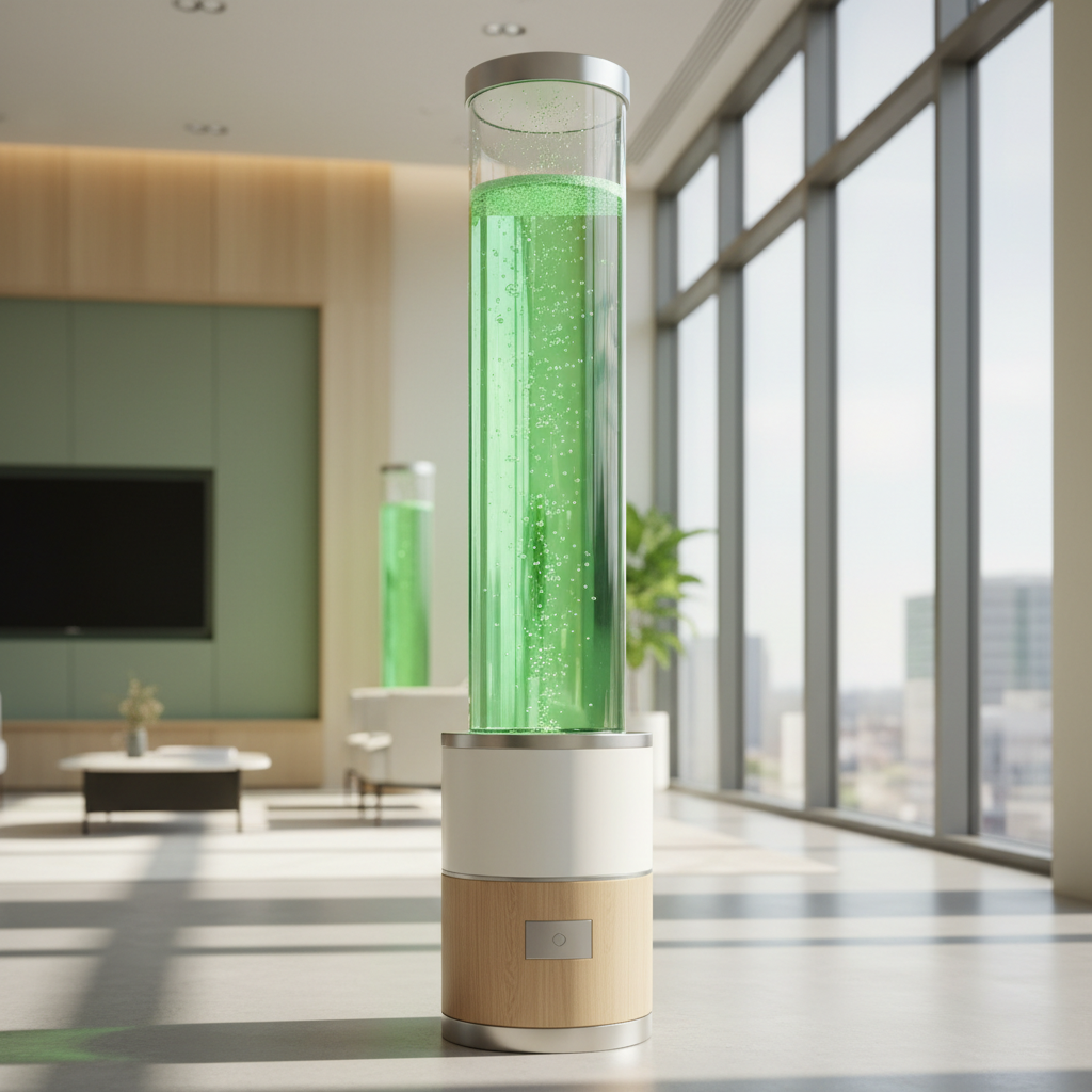 AirX living oxygen column in a premium corporate lobby