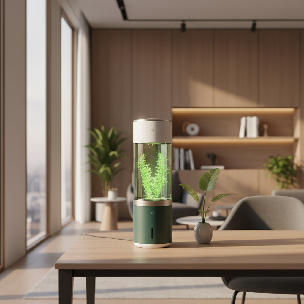 AirX O2 living oxygen system in an executive office