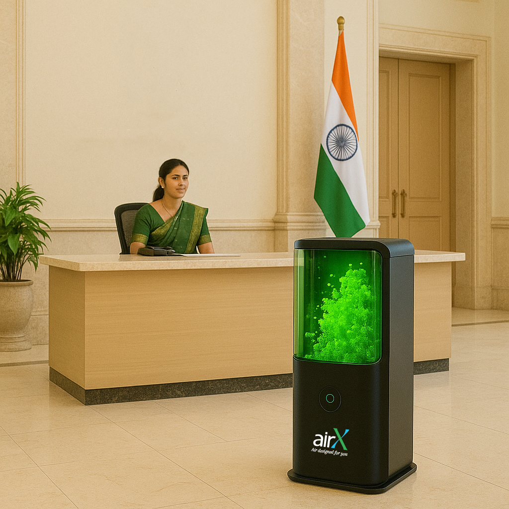 AirX O₂⁺ Max (35L & 50L) — Living Air System for Workplaces & Lobbies