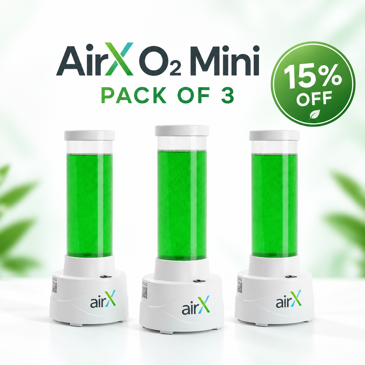 AirX O₂ Mini – Pack of 3 | 15% OFF Combo